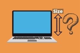 How to measure laptop screen size