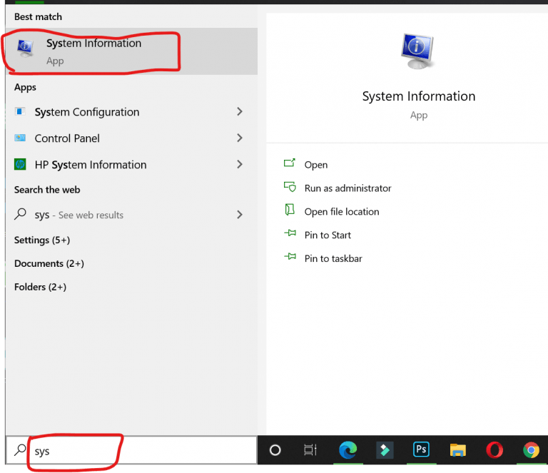 how to check laptop screen size in windows 10