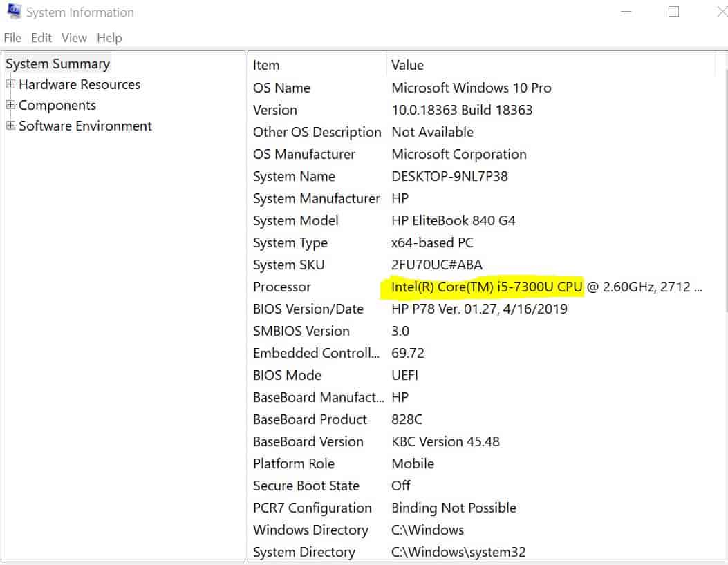 Checking CPU's Release date for the age of Computer