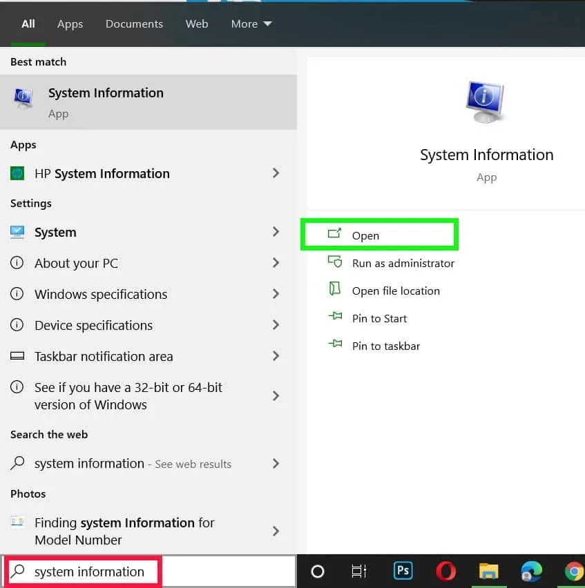 Finding the Model Number of Dell Laptop