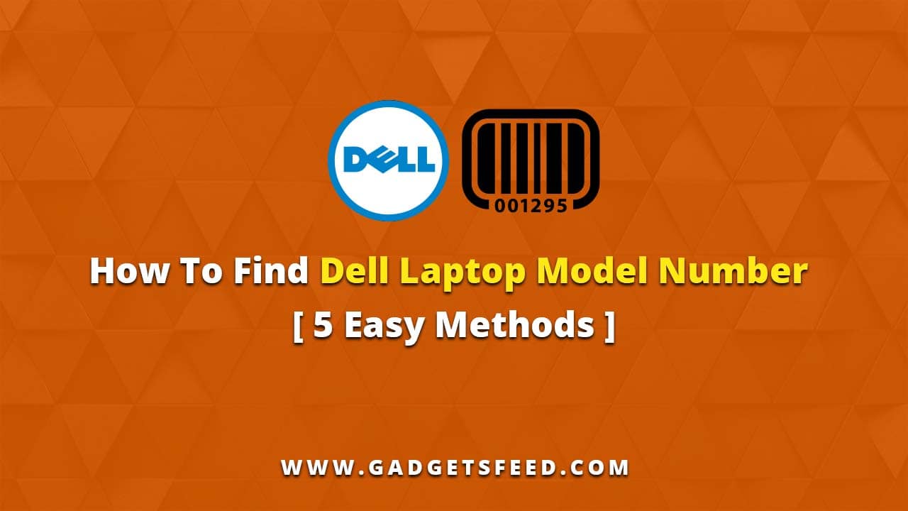 How To find Dell Laptop Model number