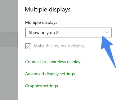 multiple display setting for lenovo thinkpad