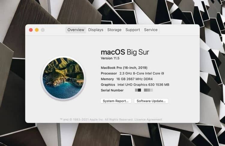 Finding Mac Age Using Apple Menu