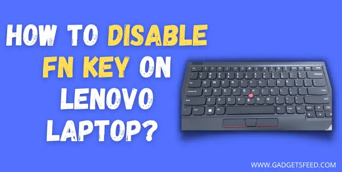 How to Disable Fn key on Lenovo Laptop