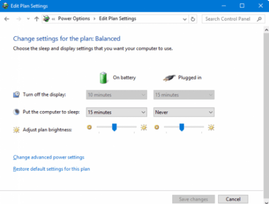 Turn Off automatic Brightness Level option in laptop