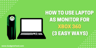 how to use laptop as screen for xbox 360