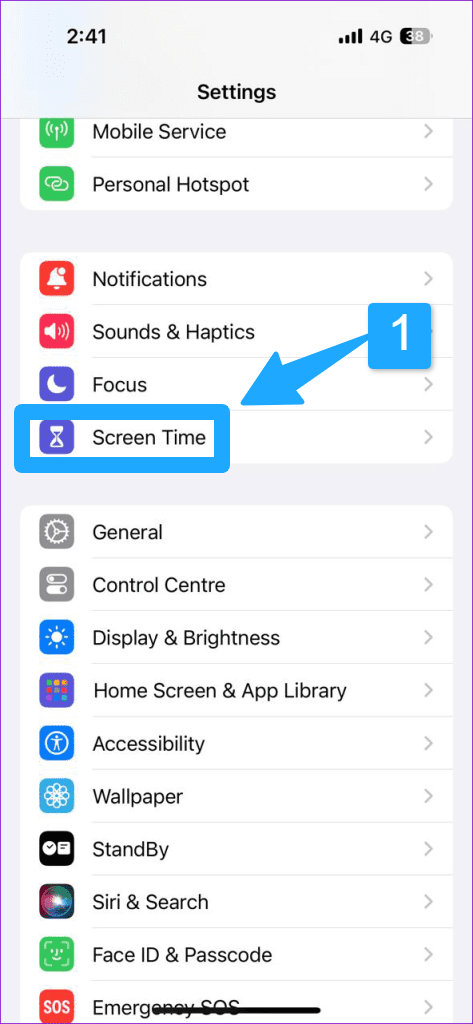 Check Screen Time Restrictions fro app deleting in iphone