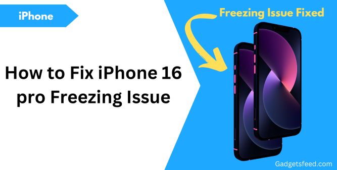 How to Fix iPhone 16 pro Freezing Issue