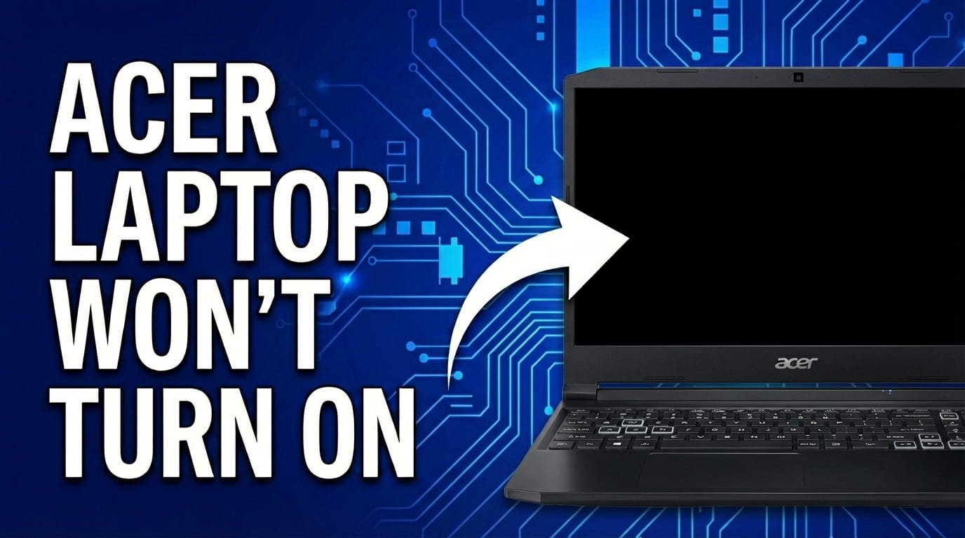 Acer Laptop WOnt Turn ON