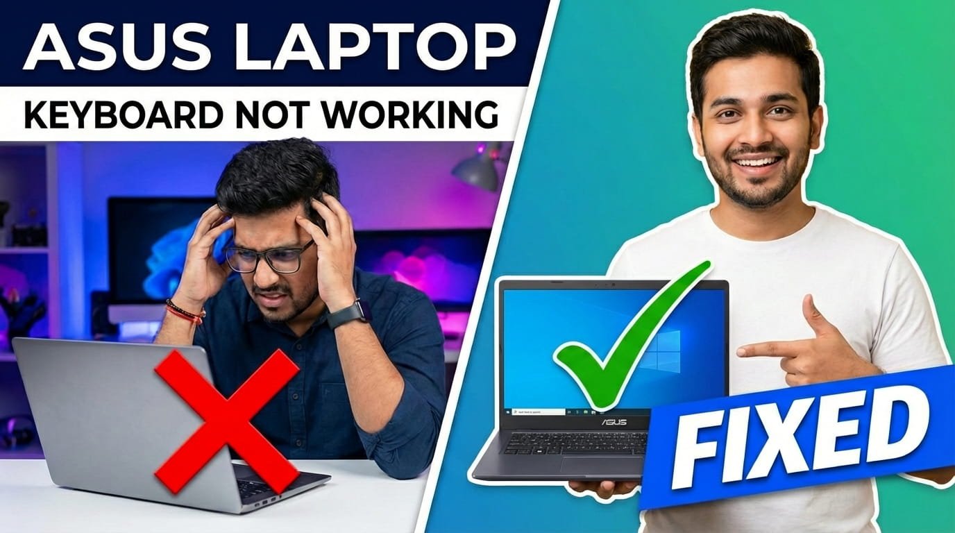 Asus Laptop Keyboard not working