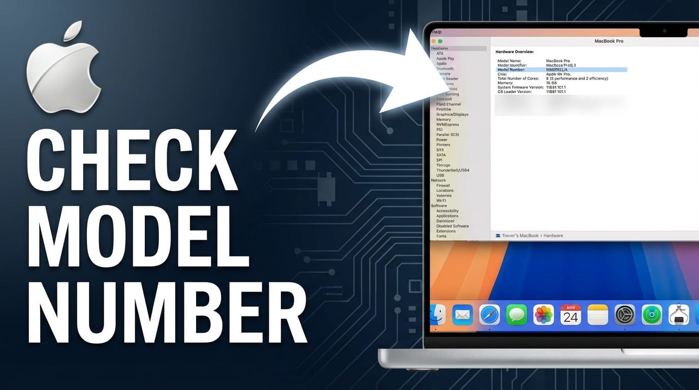 Check model number of mac