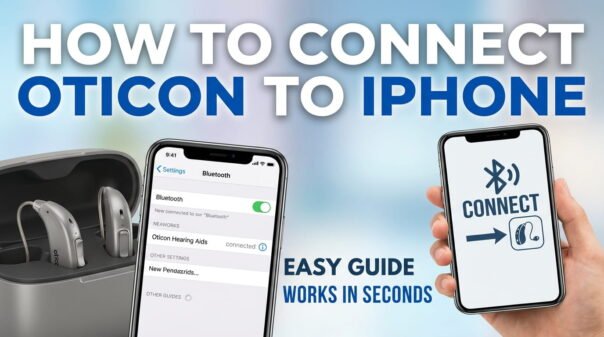 How to connnect Oticon to iphone