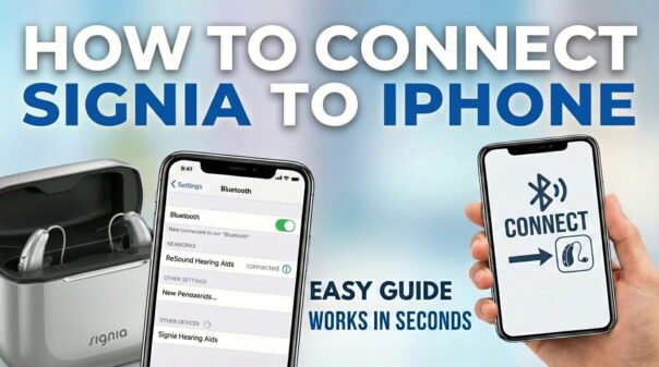 How to connnect Signia to iphone