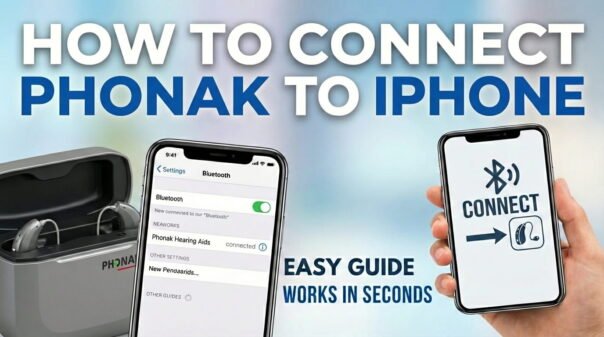 How to connnect phonakto iphone