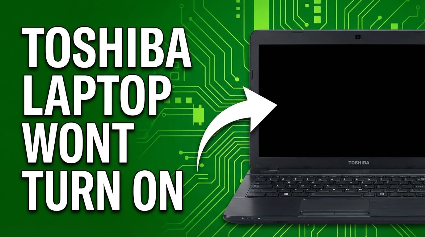 Toshiba laptop wont turn on