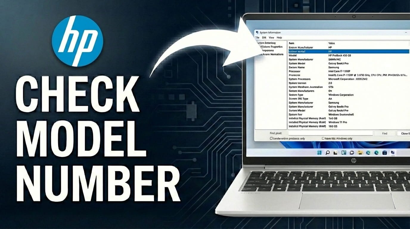 what model is my hp laptop